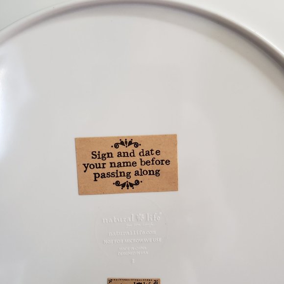 Natural Life The Giving Plate Melamine Platter with Gift Bag - Picture 5 of 6